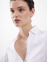 Isabelle Poplin Aysmmetric Shirt - Image 4